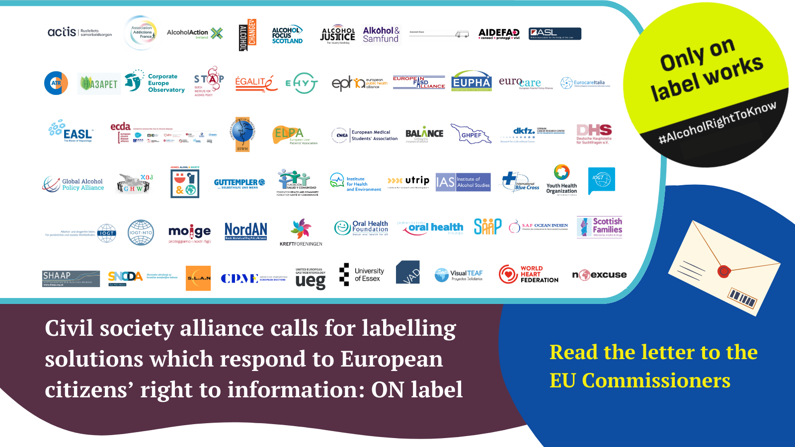 PRESS RELEASE: Civil society calls on the EC to release mandatory alcohol labelling proposal immediately
